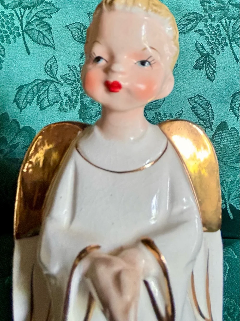 Vintage Ucagco Choir Angel Boy Wall Pocket Planter